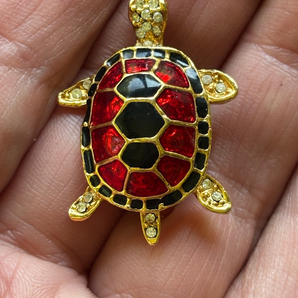 Turtle brooch - Picture 4 of 5